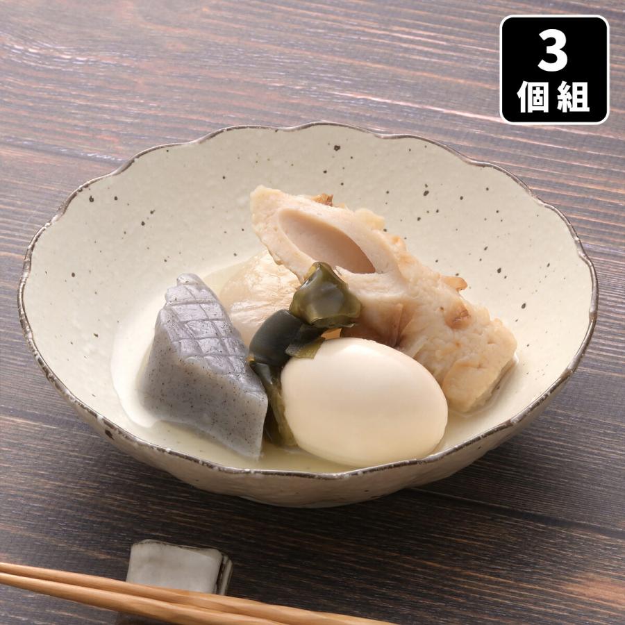 おでん皿 食器 ボウル 美濃焼 料理が映える白化粧 中鉢 3個組 中皿 皿