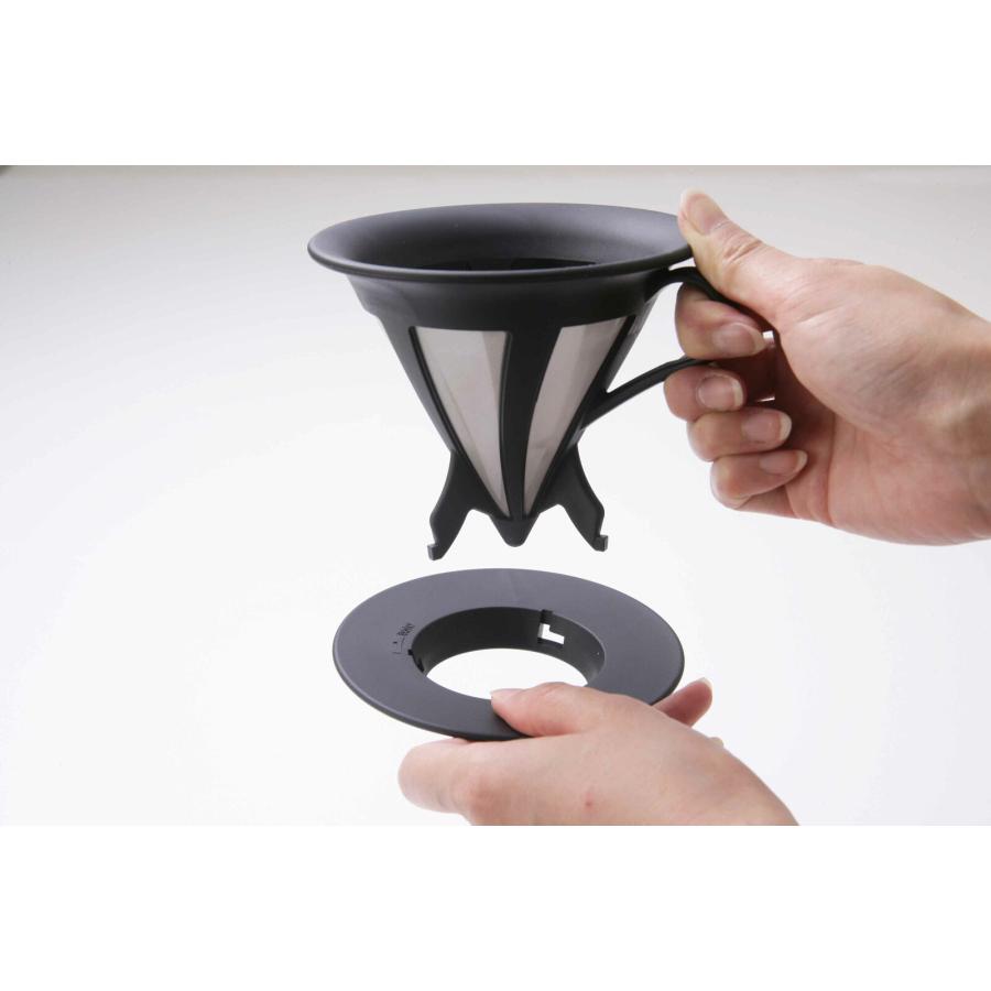 HARIO（ハリオ） ドリッパー コーヒー カフェオールドリッパー 02 ブラック コーヒードリッパー ハンドドリッパー CFOD-02 B ...
