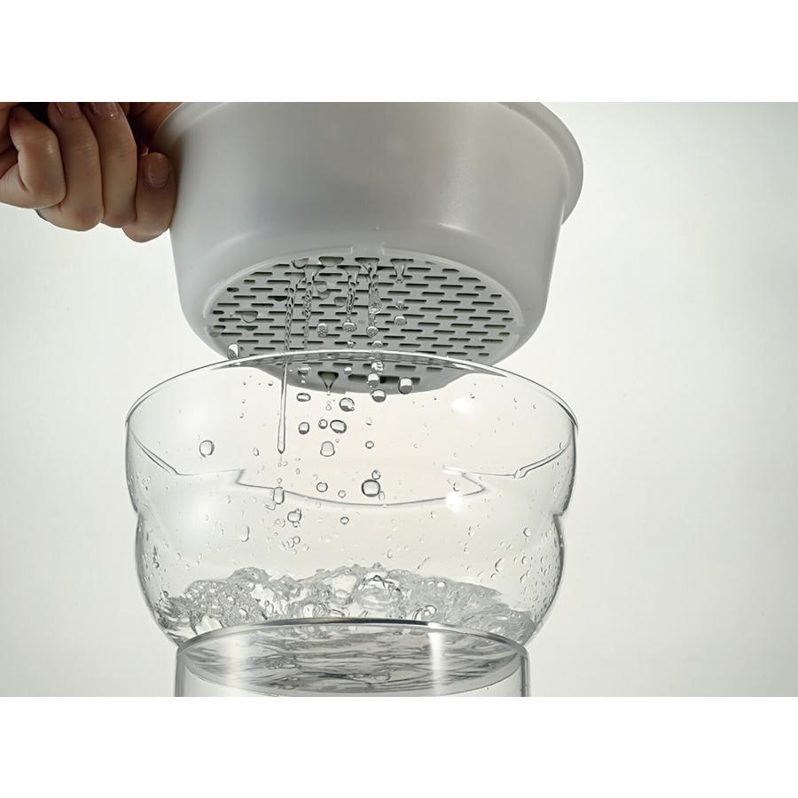 HARIO（ハリオ） 蒸し器 レンジ ガラスのレンジ蒸し器 耐熱ガラス