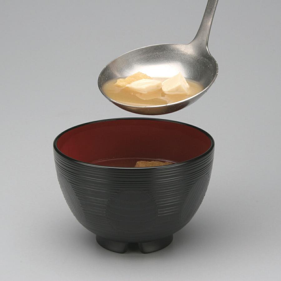 山中塗 レンジ 食洗機対応 丸紋 汁椀 4個組 お味噌汁椀 味噌汁椀 お椀