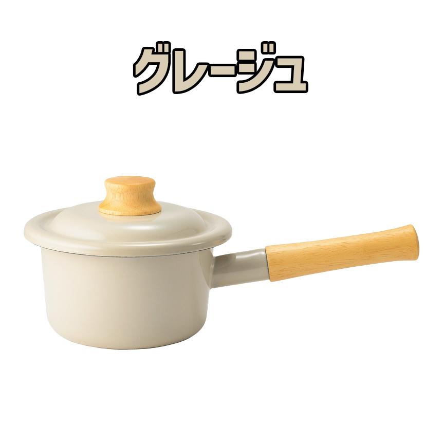 ホーロー鍋 コットンプラス 14cm ミルクパン 富士ホーロー 片手鍋 注ぎ口付き ホーロー 蓋付き鍋 鍋 キッチン用品 調理道具 ガス火対応 IH対応 調理鍋 |  | 01