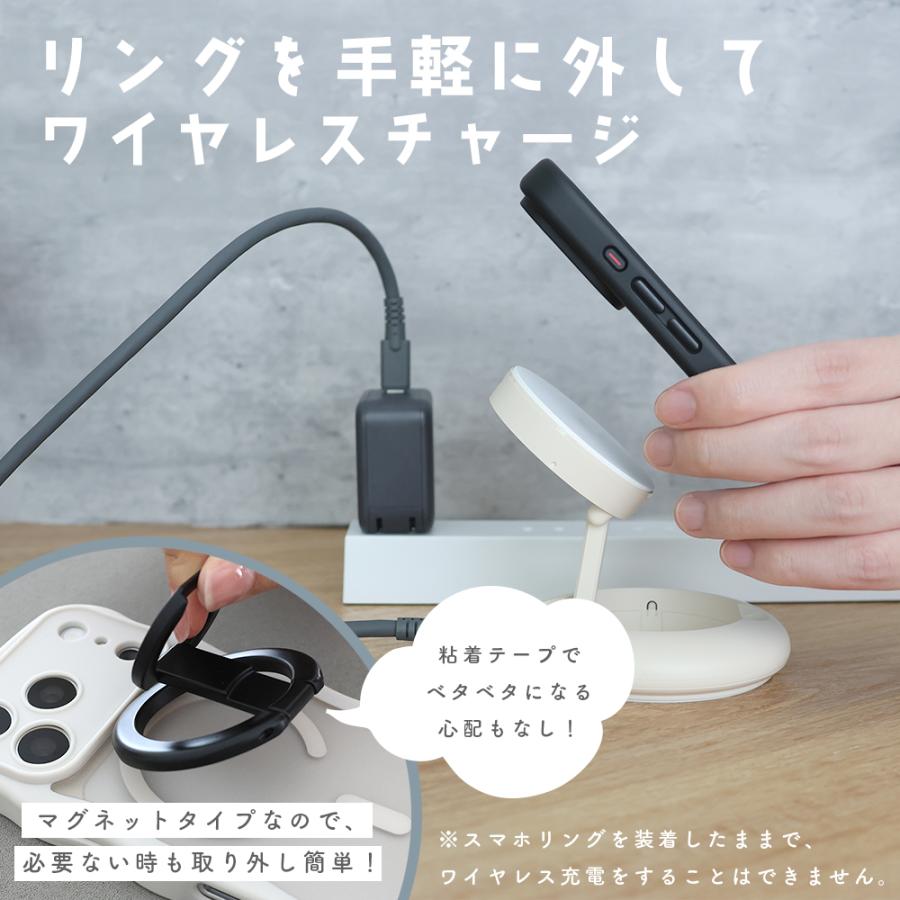 MOTTERU (モッテル) 3Way マグネットリング&スタンド 壁にも貼り付く