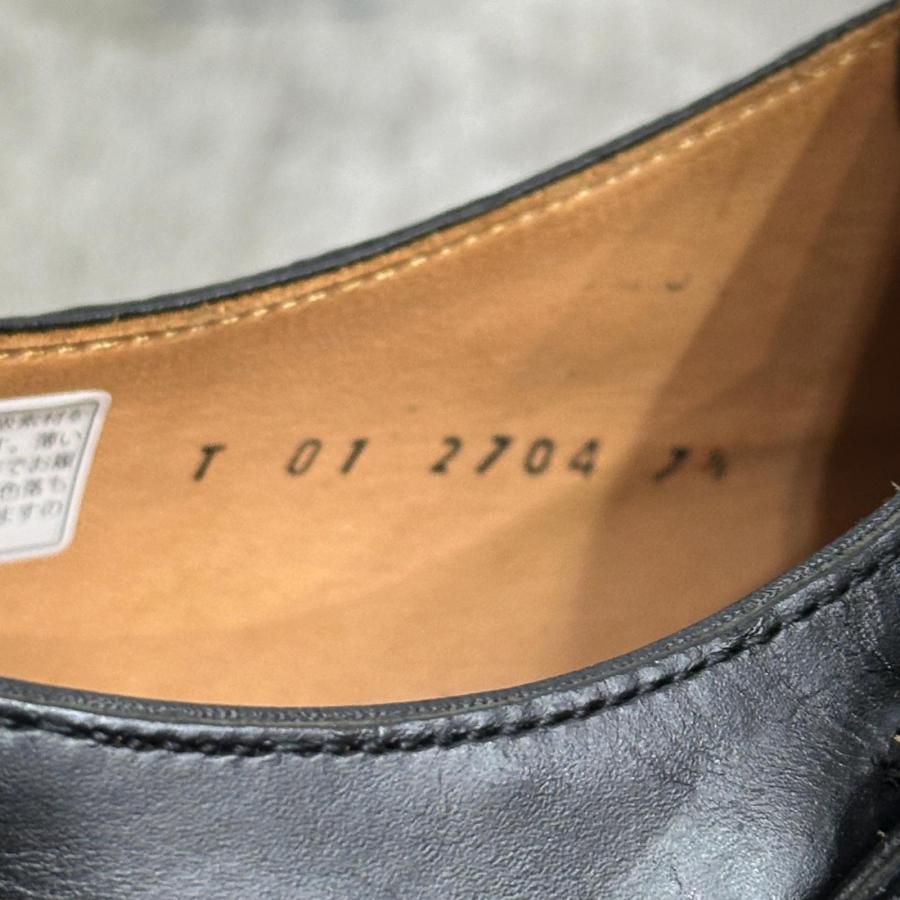 Zapatro ザパトロ ダブルモンクドレスシューズ 革靴 ブラック 25.5cm