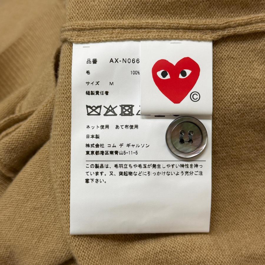 未使用品 PLAY COMME des GARCONS プレイコムデギャルソン AD2025/8 V