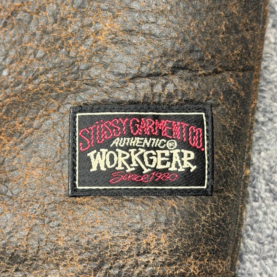 STUSSY（ステューシー） Mouton Leather Vest ムートンレザーベスト