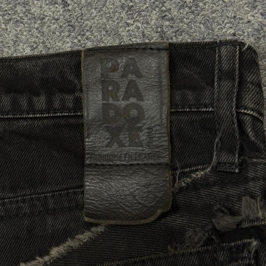 Paradoxe パラドックス Damage Wide DenimPants ダメージワイドデニム