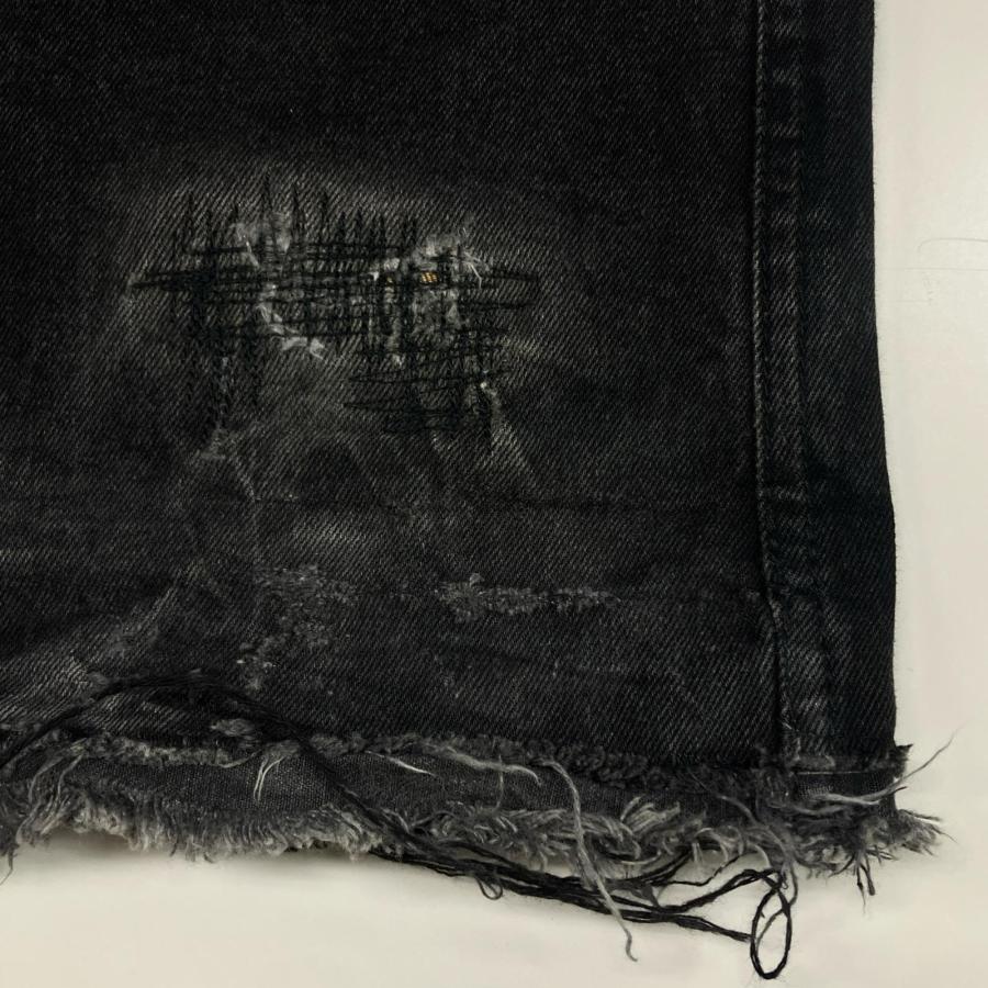 Paradoxe パラドックス Damage Wide DenimPants ダメージワイドデニム
