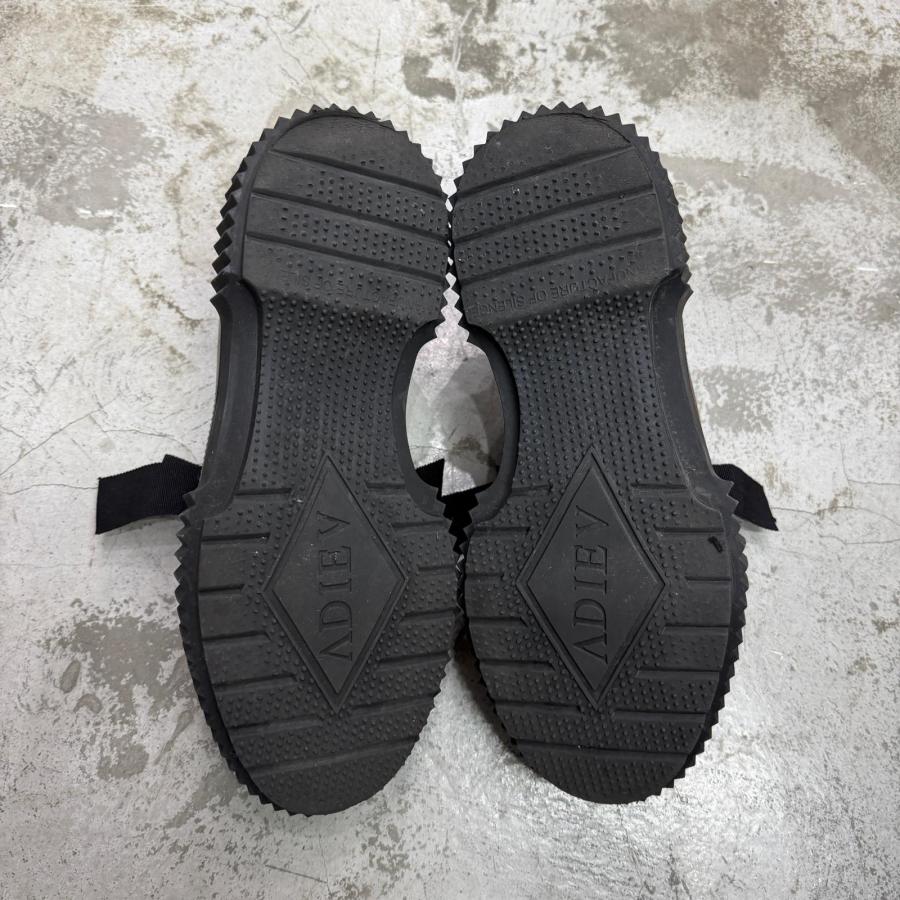 【ADIEU】 リボンレザーシューズ 【UNDERCOVER】 UNDERCOVER（アンダーカバー） × ADIEV アデュー 25AW リボン レザー