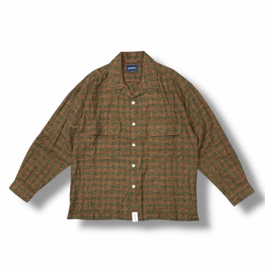 DESCENDANT ディセンダント 25AW MILPITAS PLAID LS SHIRT ミルピタス
