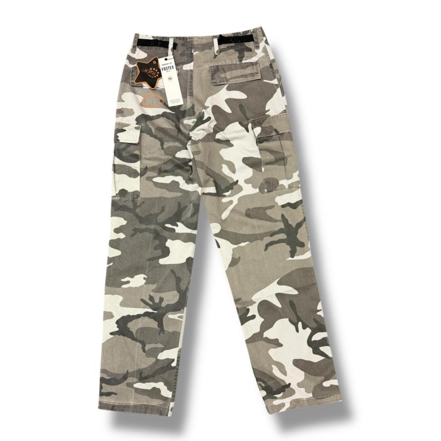 未使用品 AFB エーエフビー Zip Cargo Pants 迷彩 裾ジップカーゴ