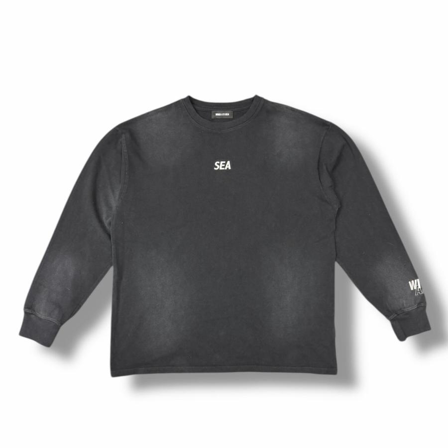 WIND AND SEA ウィンダンシー SULFUR DYEING LOGO L/S TEE サルファー