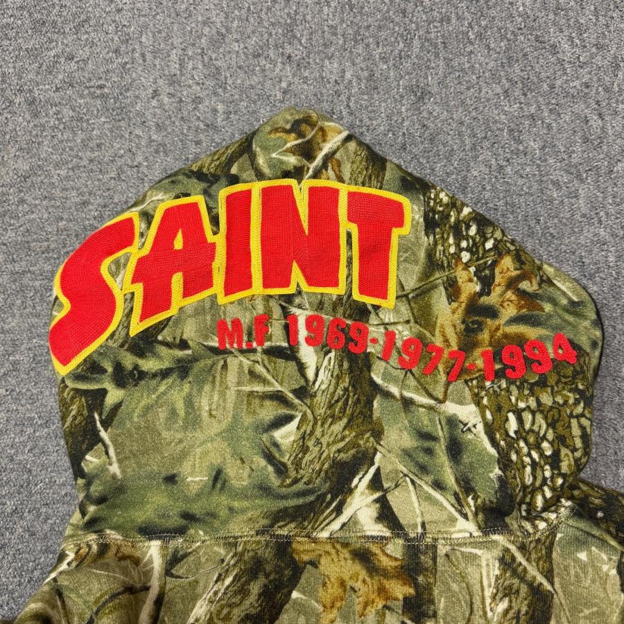 セントマイケル × エイプ ジップパーカー SAINT MICHAEL × A BATHING APE セントマイケル アベイシングエイプ