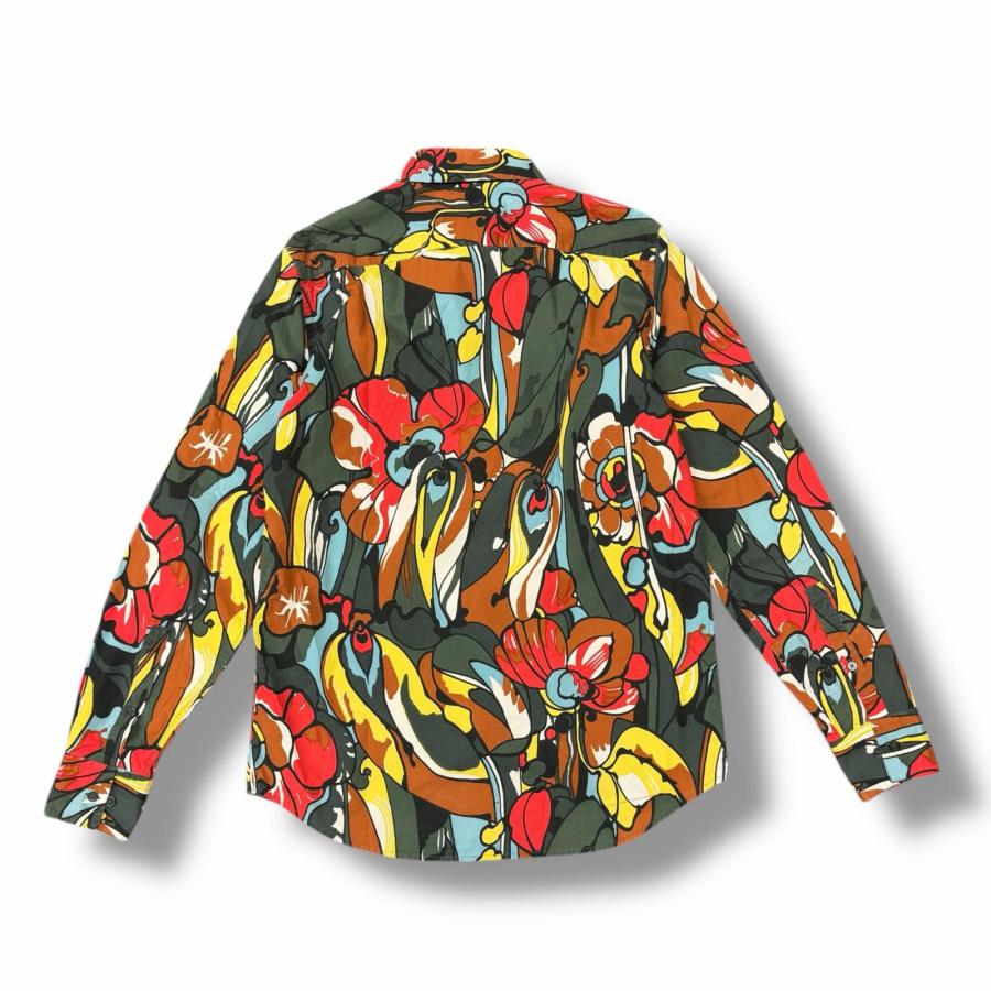 国内正規 MARNI 16SS FLOWER PRINT SHIRTS フラワープリントシャツ 長袖シャツ マルニ M05DL0005 S45078 マルチカラー 46 （10489M） MARNI（マルニ） 16SS FLOWER PRINT SHIRTS フラワープリントシャツ