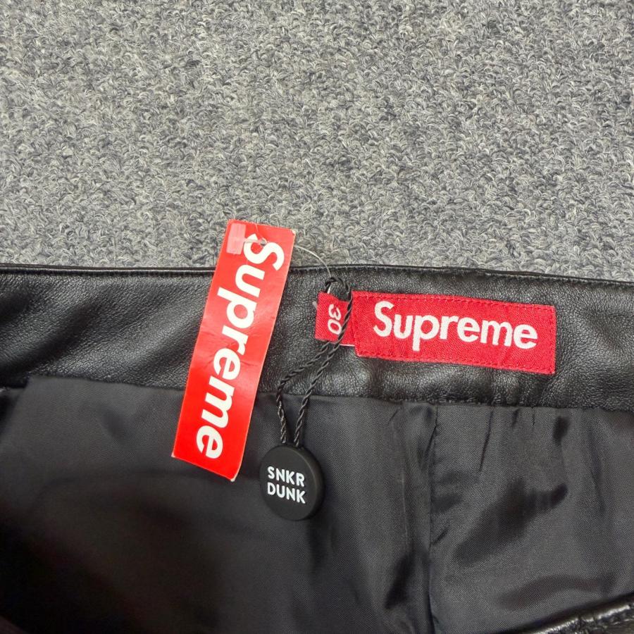 Supreme（シュプリーム） 24AW Leather Baggy 5-Pocket Jean レザー