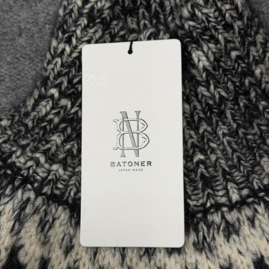 未使用品 BATONER バトナー 25AW MOHAIR NORDIC TURTLE NECK モヘヤ