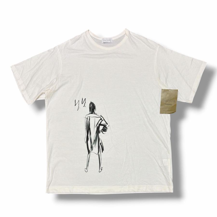 Yohji Yamamoto（ヨウジヤマモト） 25SS SINGLE JERSEY PRINT HALF 
