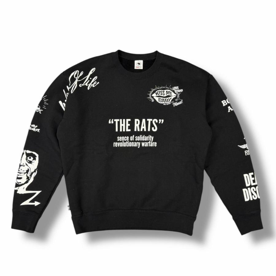 RATS（ラッツ） 未使用品 25AW CRAZY CREW NECK SWEAT クレイジー 