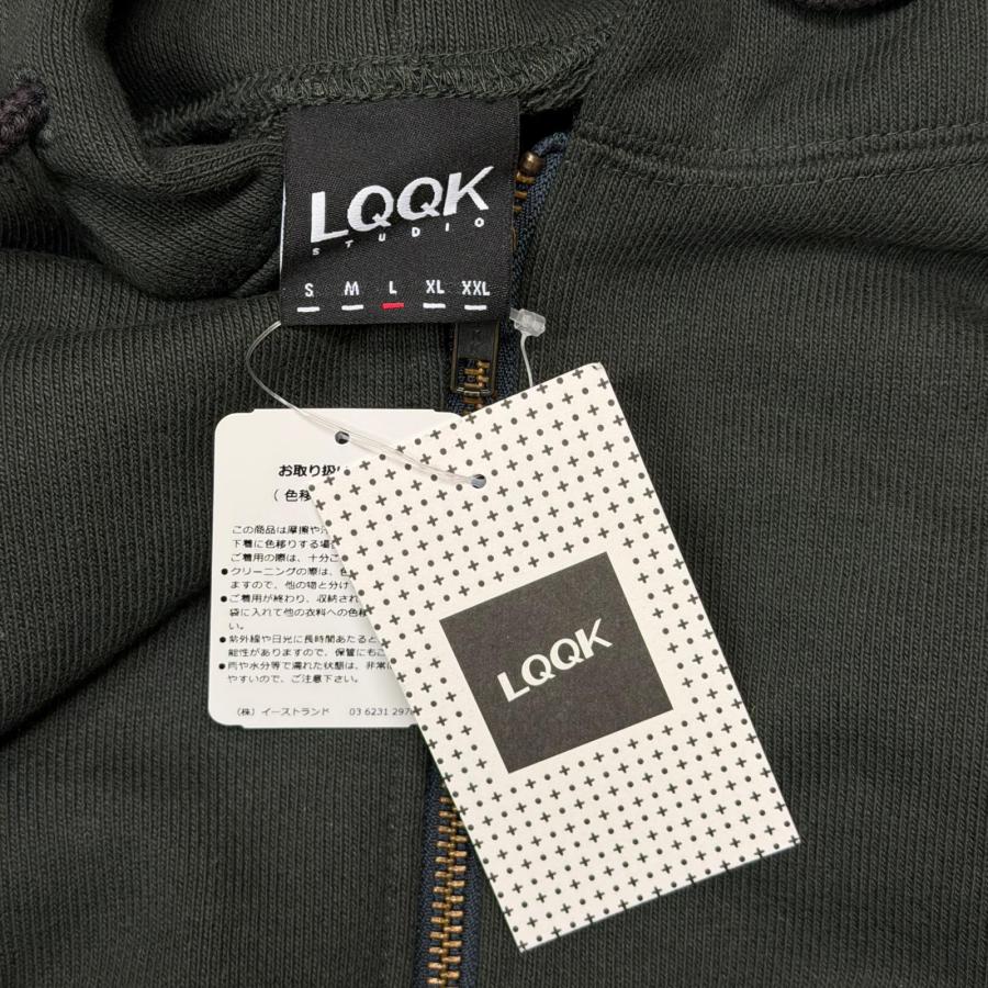 未使用品 LQQK Studio ルックスタジオ 25AW SWEAT ZIP HOODIE