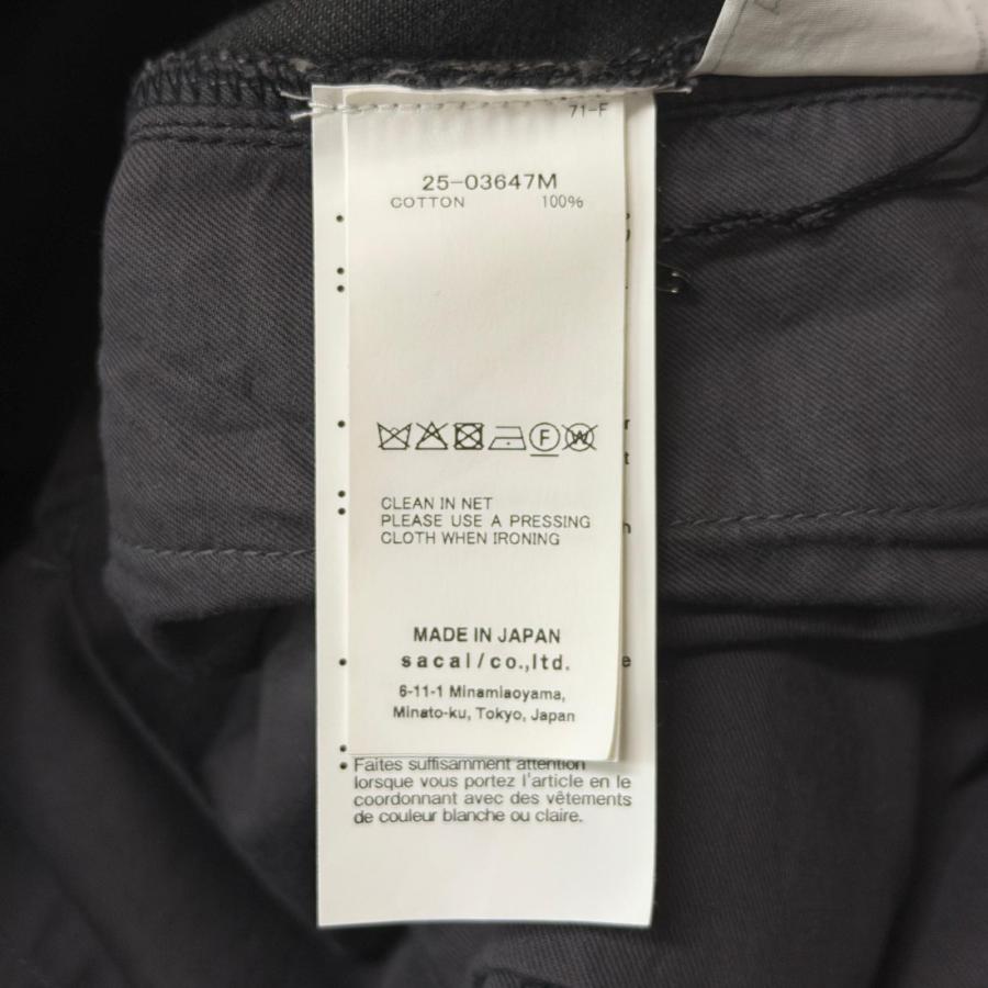 sacai（サカイ） 25SS Belted Denim Pants ベルト付きワイドデニム