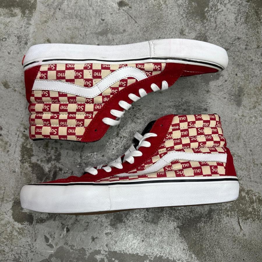 Supreme（シュプリーム） × VANS バンズ 16AW Checker Logo Sk8-Hi