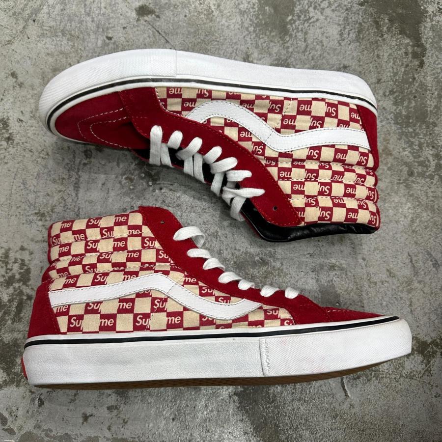 Supreme（シュプリーム） × VANS バンズ 16AW Checker Logo Sk8-Hi 