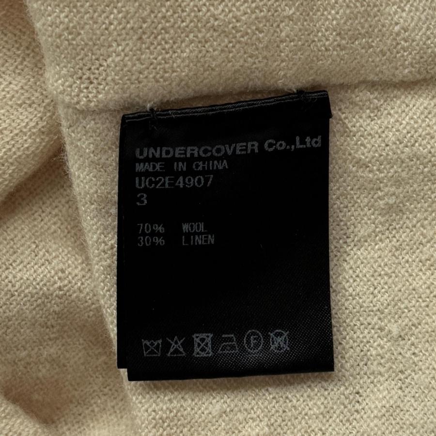 UNDERCOVER 25AW フリルネックニット セーター アンダーカバー UC2E4907 ベージュ 3 （10809M） UNDERCOVER（アンダーカバー） 25AW フリルネックニット セーター