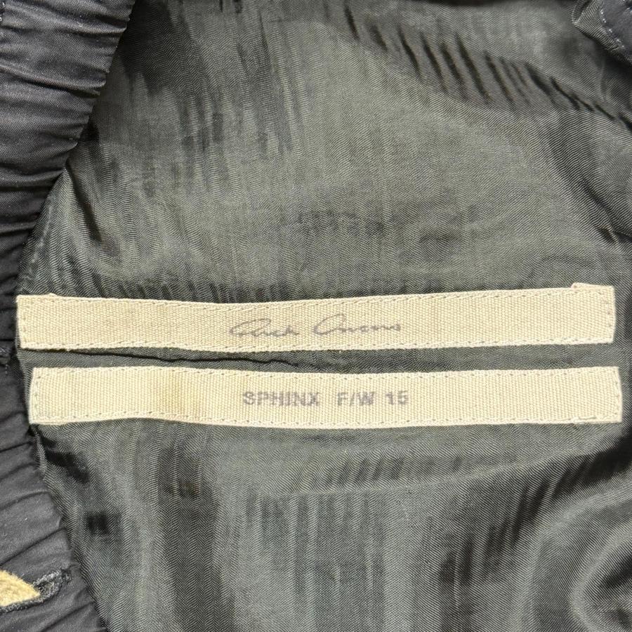 Rick Owens リックオウエンス 15AW Leather Prisoner Pants レザー