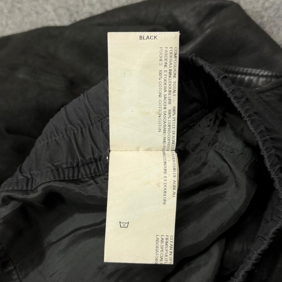 Rick Owens リックオウエンス 15AW Leather Prisoner Pants レザー