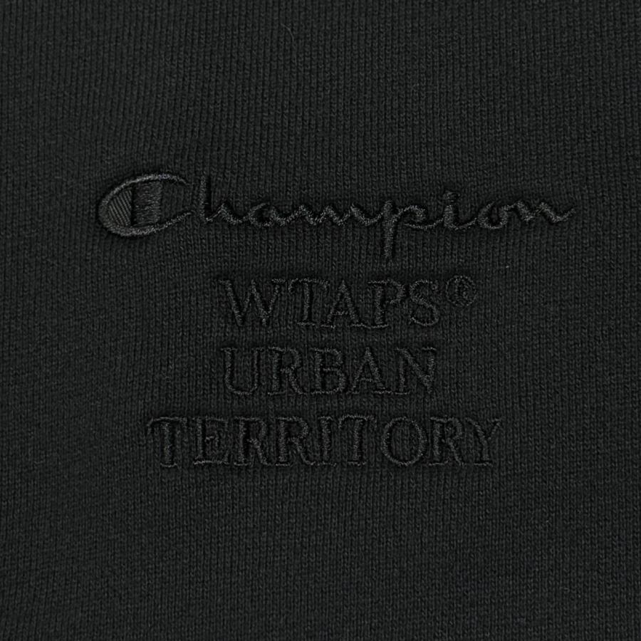 WTAPS  × Champion Academy Crew Neck スウェット トレーナー ダブルタップス  × チャンピオン C8-Z018 ブラック L （10932M） WTAPS × Champion ダブルタップス チャンピオン Academy Crew Neck