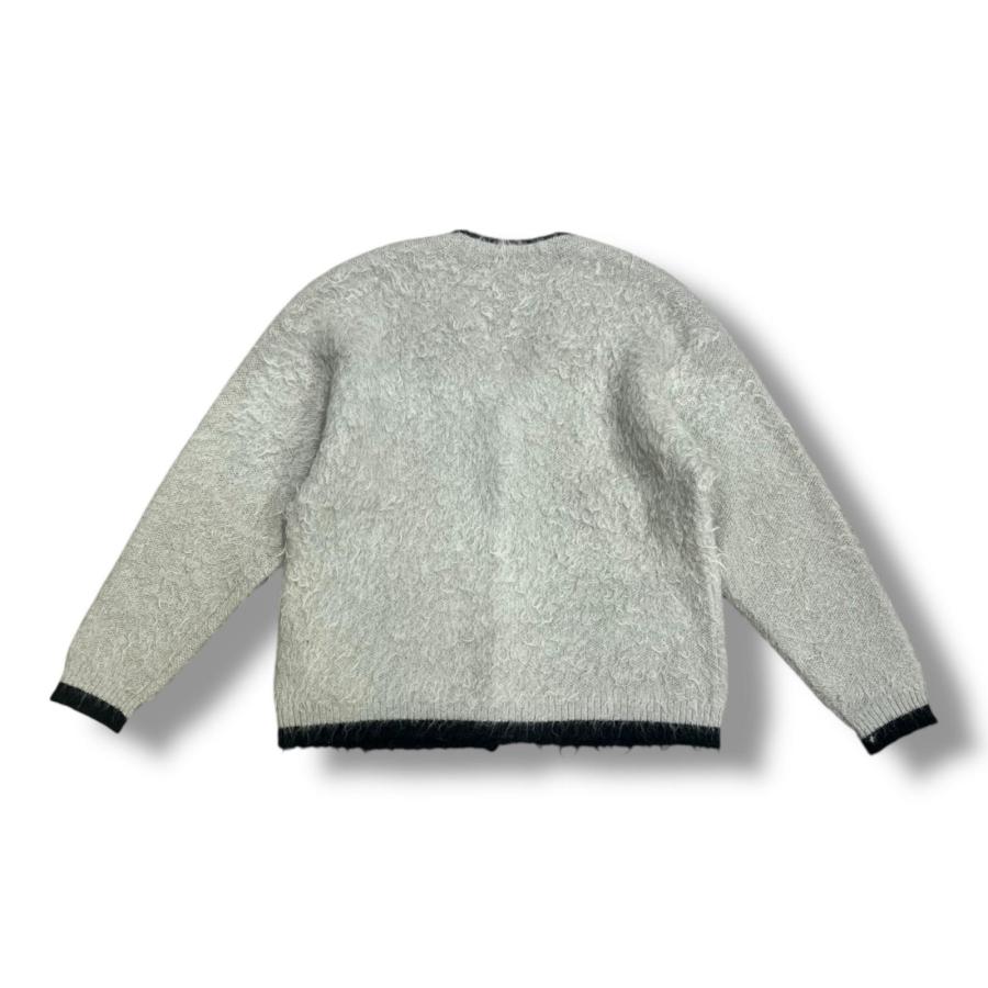 SAINT MICHAEL セントマイケル KNIT CARDIGAN/TRIM モヘヤカーディガン 