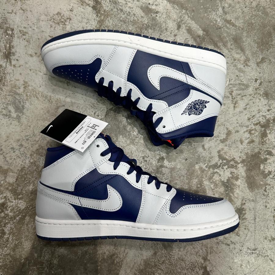 【新品未使用】最終値下げ　Nike Air Jordan 1 ブルー/ホワイト NIKE（ナイキ） 未使用品 Air Jordan 1 Mid 