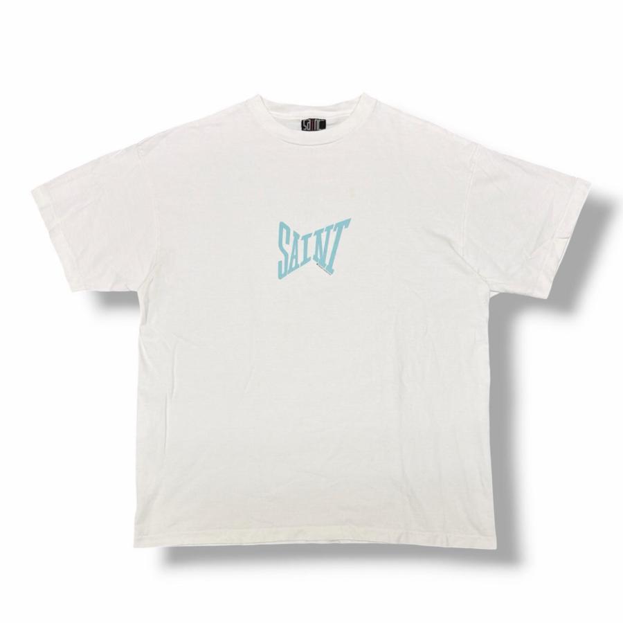 SAINT MICHAEL セントマイケル 24SS SS TEE RIBON リボンセントロゴT 