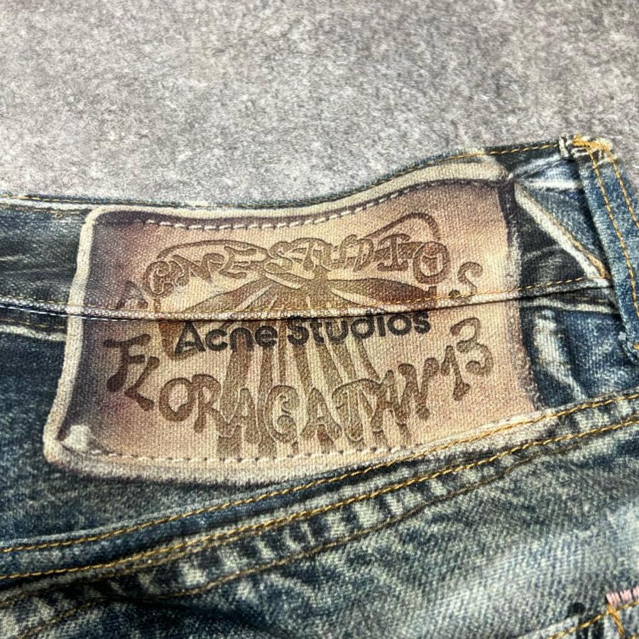 ACNE STUDIOS アクネストゥディオズ SUPER BAGGY FIT JEANS 転写