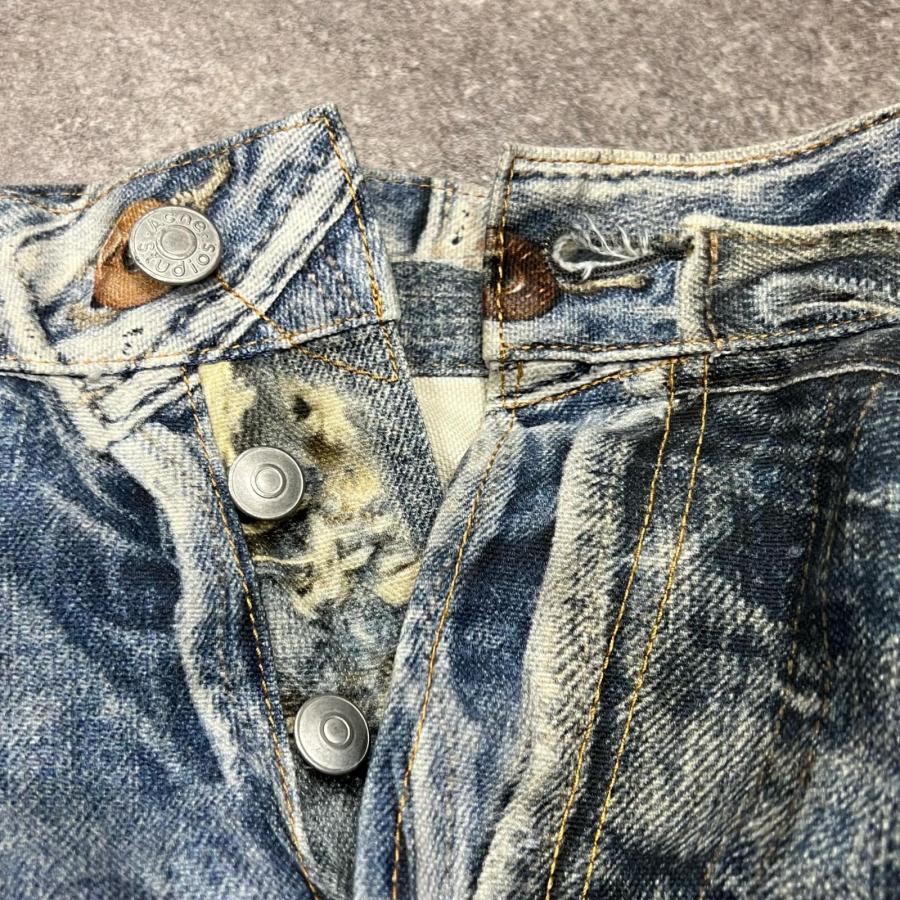 ACNE STUDIOS アクネストゥディオズ SUPER BAGGY FIT JEANS 転写