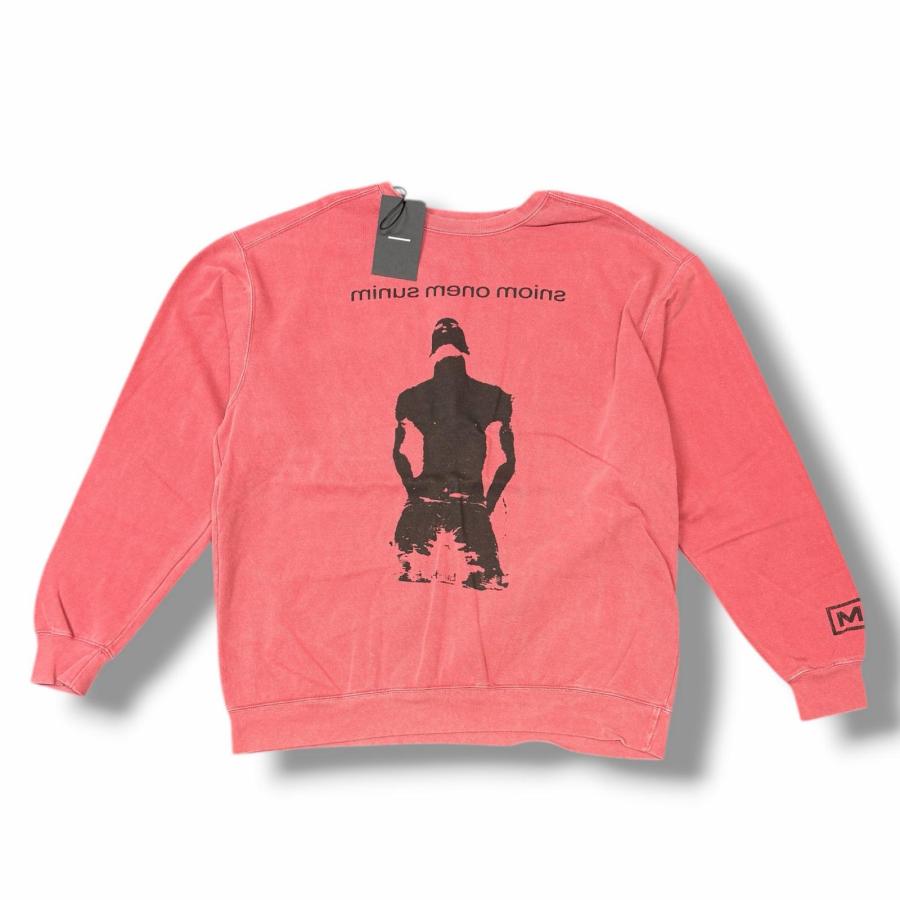 MINUS (ー) マイナス High-Neck ダメージ加工 スウェット 未使用品 MINUS マイナス BOOTLEG CREW SWEAT ブートレグクルーネック