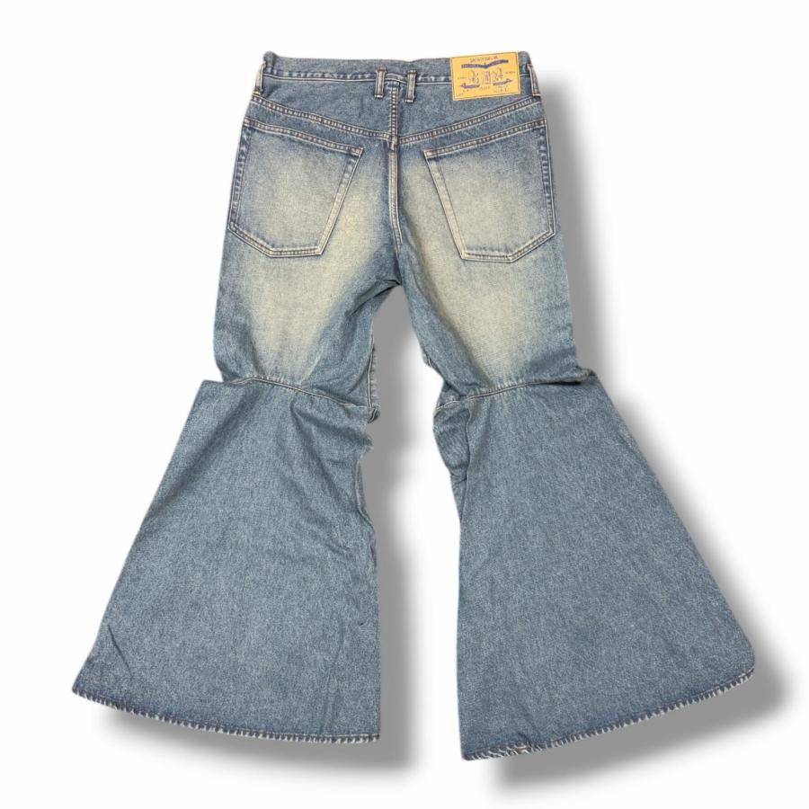 SHINYAKOZUKA シンヤコヅカ 25SS WASHED ORDINARY CITY CURTAIN LEGS 