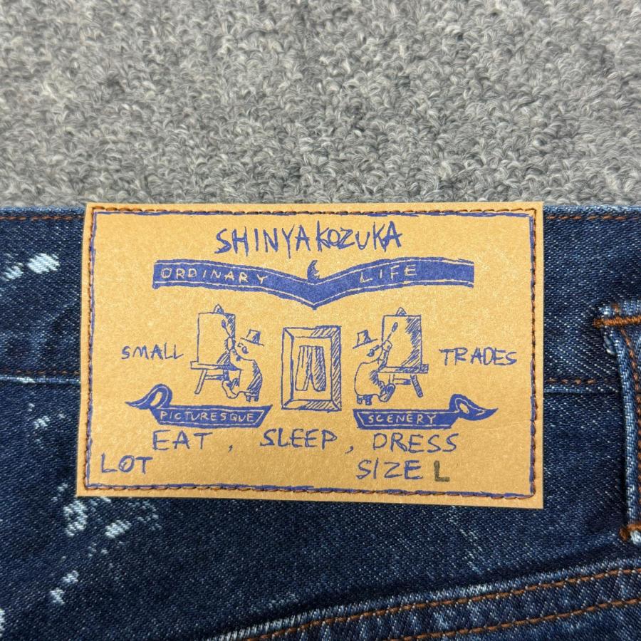 未使用品 SHINYAKOZUKA シンヤコヅカ 25SS BREACHED ORDINARY CITY シンヤコヅカ 25ss ブリーチデニムジャケット L