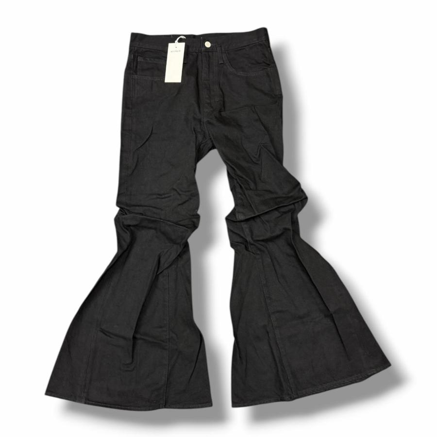 参考上代49500円 未使用 SHINYAKOZUKA  25SS ORDINARY CITY CURTAIN LEGS デニムパンツ フレアジーンズ シンヤコヅカ 2501SK61 インディゴ S （11447M） SHINYAKOZUKA シンヤコヅカ 25SS ORDINARY CITY CURTAIN LEGS デニム