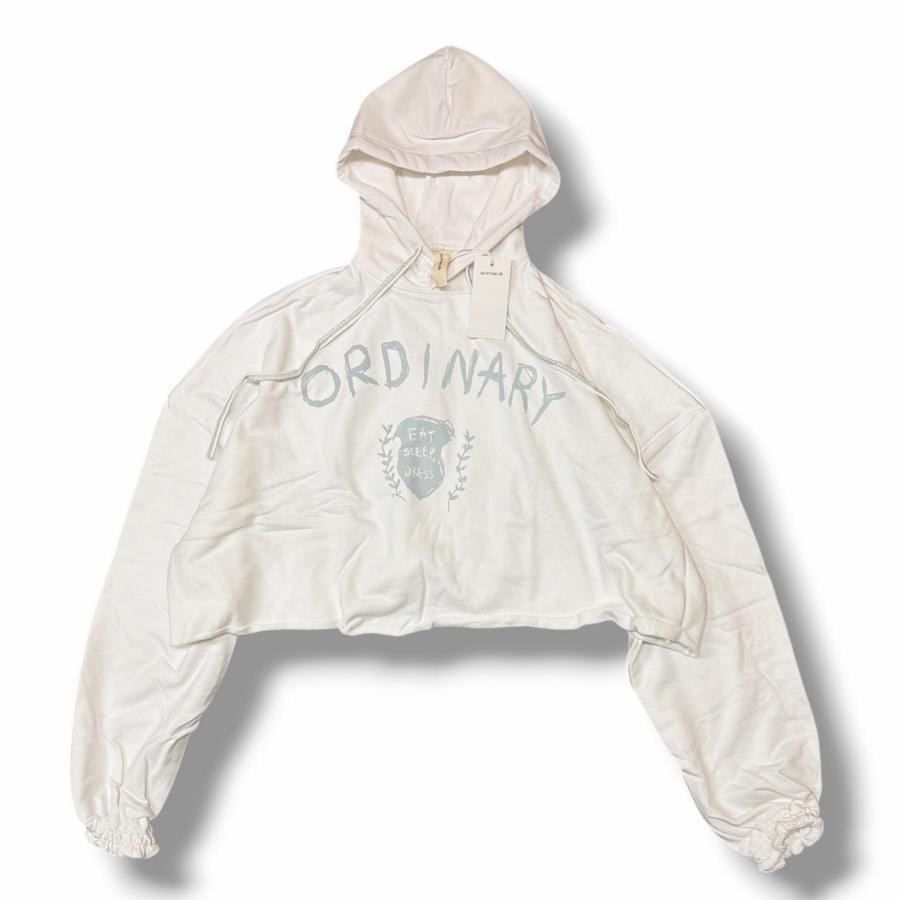 参考上代23100円 未使用 SHINYAKOZUKA  25SS ORDINARY SHORT GIANT HOODIE オーディナリーショートジャイアントフーディー スウェットパーカー 短丈 シンヤコヅカ 2501SK117 ホワイト S （11468M） SHINYAKOZUKA シンヤコヅカ 25SS オーディナリーショートジャイアント