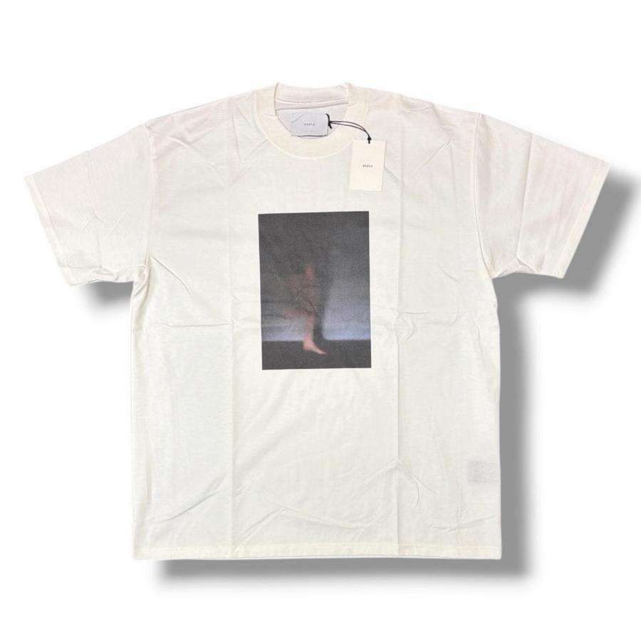 未使用品 stein(ssstein) シュタイン PRINT TEE(SUPERIOR PIMA 