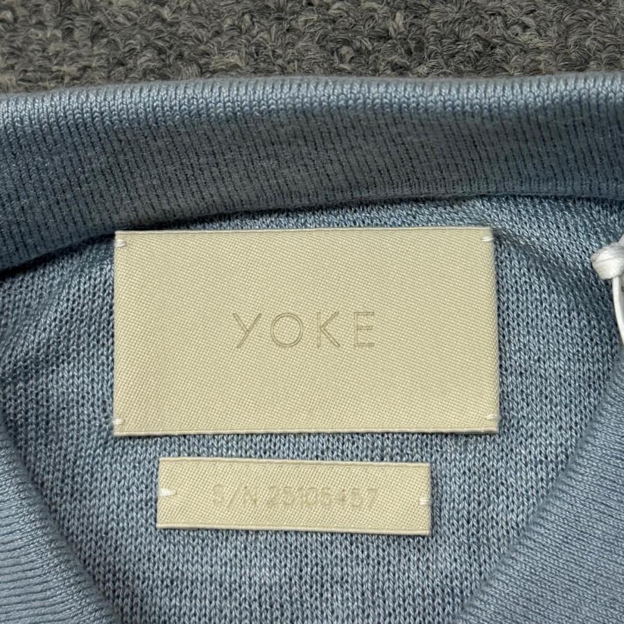 未使用品 YOKE ヨーク 25SS SILK CASHMERE SHEER SHIRT CARDIGAN