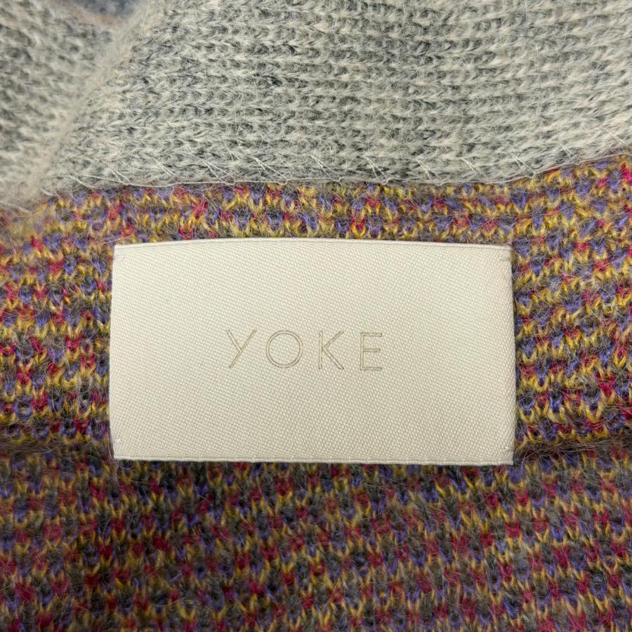 未使用品 YOKE ヨーク 25SS TREE JAQUARD MOHAIR BUTTONED CARDIGAN