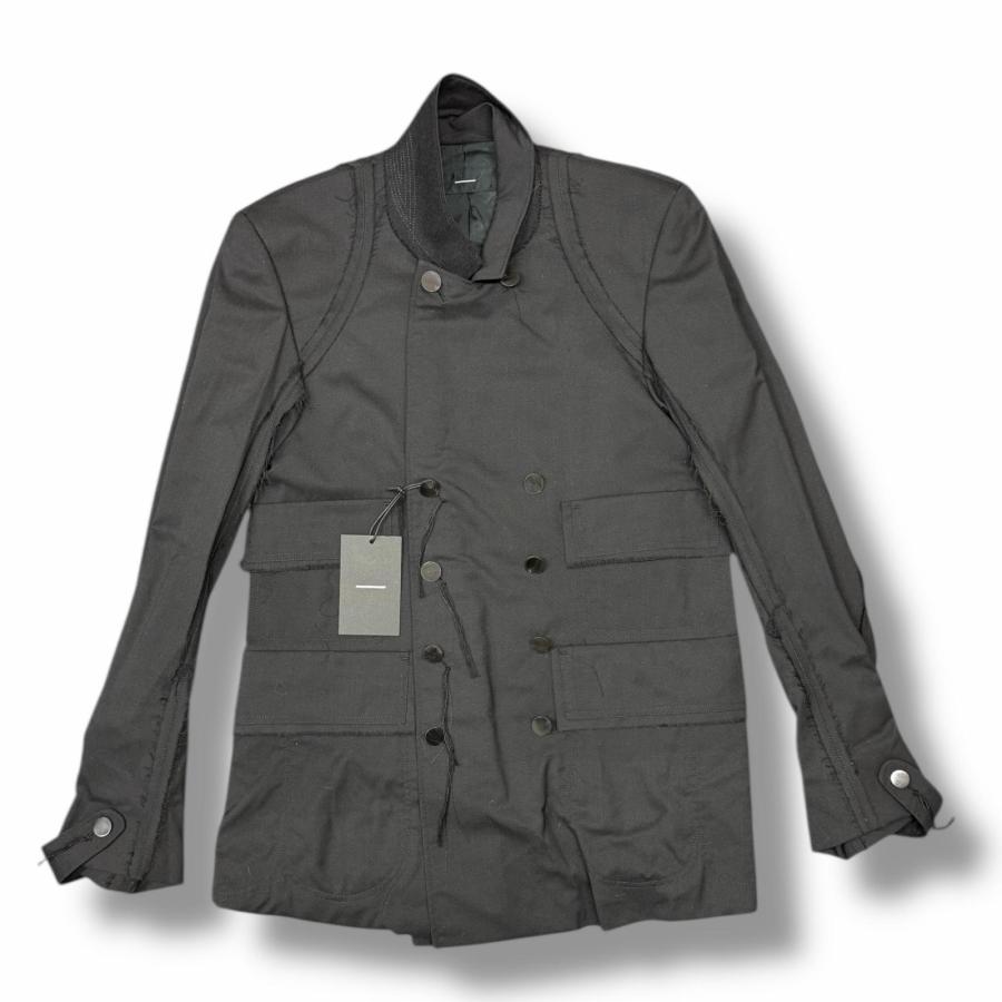 未使用 MINUS  Slash Seam Hunting Tailored Jacket (CLASSIC GABARDINE) ハンティングテーラードジャケット マイナス M-P1-HO3 ブラック 3 （12048M） 未使用品 MINUS マイナス Slash Seam Hunting Tailored Jacket