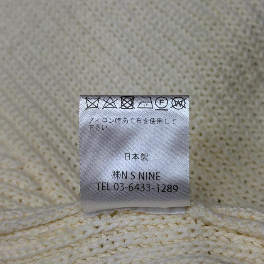 未使用品 benine 9 ビナイン DRIVERS KNIT VEST ドライバーズニット