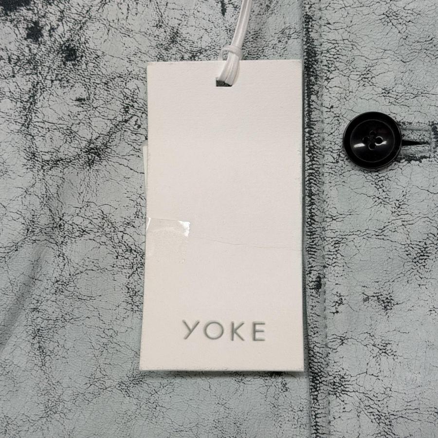 未使用品 YOKE ヨーク 25SS CRACKED GOAT LEATHER CAR COAT クラックド
