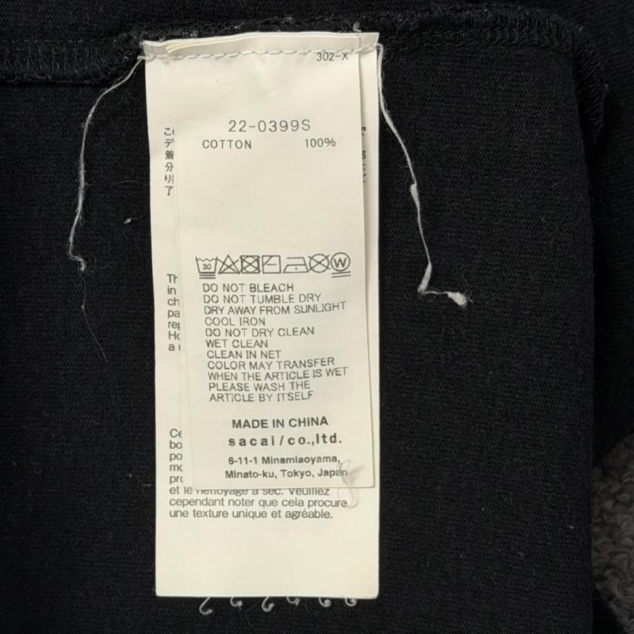 sacai（サカイ） 22SS Film Crew 半袖Tシャツ カットソー 22-0399S