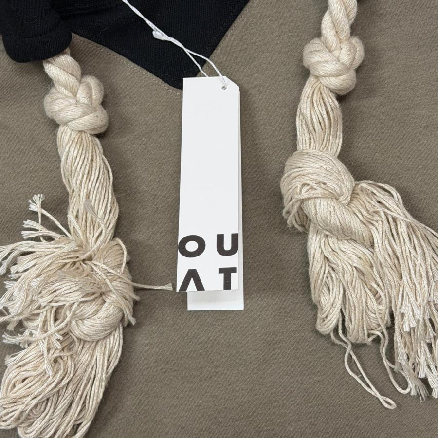 参考上代49500円 未使用 OUAT 25SS AFTER HOODIE アフターフーディー スウェットパーカー オーユーエーティー O011012PK カーキ 2 （12487M） 未使用品 OUAT オーユーエーティー 25SS AFTER HOODIE アフター