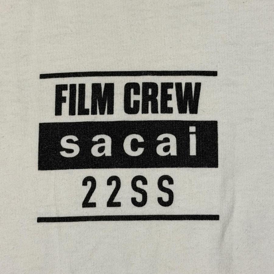 saca サカイ FILM CREW Tシャツ 22SS ブラック sacai（サカイ） 22SS Film Crew L S T Shirt フィルムクルー長袖T