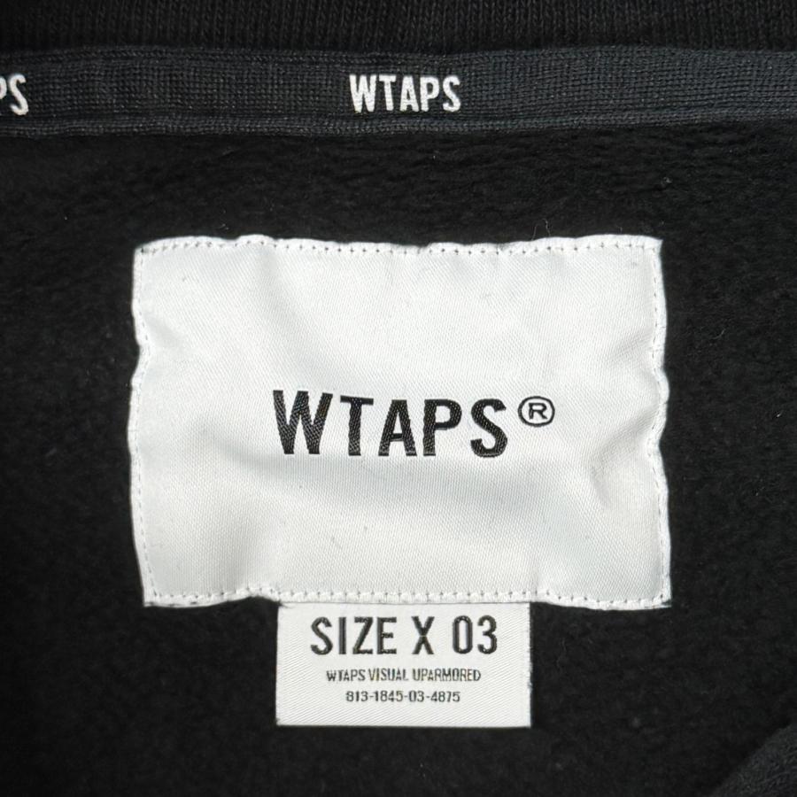 WTAPS ダブルタップス 24AW ACADEMY / HOODY / COTTON アカデミーフーディー スウェットパーカー 242ATDT-CSM19 ブラック 3 12834M_2