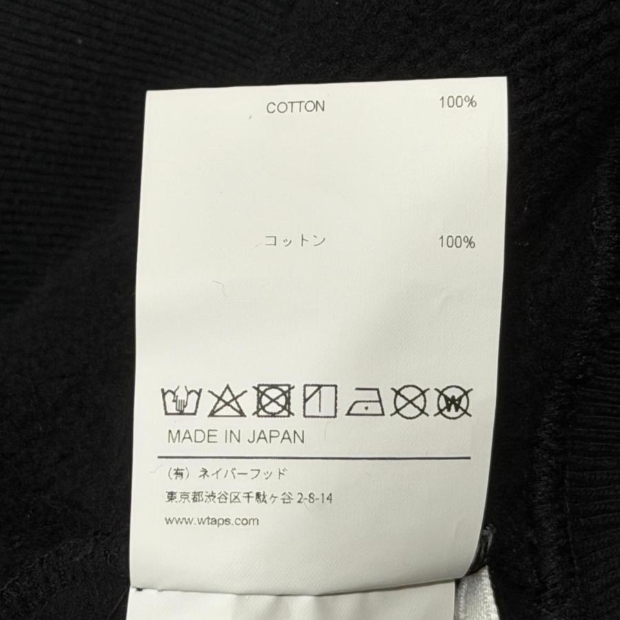 WTAPS ダブルタップス 24AW ACADEMY / HOODY / COTTON アカデミーフーディー スウェットパーカー 242ATDT-CSM19 ブラック 3 12834M_4